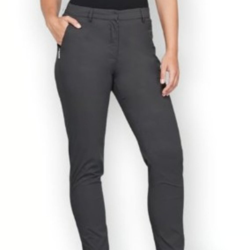 Anatomie Thea Grey Straight Leg Pants Medium